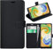 KP TECHNOLOGY Case for Galaxy A04s, Leather Book Flip Wallet Cover with Card Slots for Samsung Galaxy A04s (BLACK)