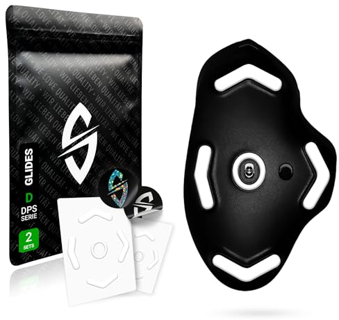 SensoryBoost DPS Skates (2er Set) – kompatibel mit Logitech G604 – Ersatz-Mausfüße für maximale Gleitgeschwindigkeit - PTFE - Ultra-glatt, abgerundet & langlebig | Premium Glides