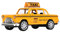 ANKROYU Taxi Modell Spielzeug, 1:32 Legierung Gelbes Elektrisches Taxi, Kinderspielzeug Simulationsauto Modellspielzeug, Taxi Modell Hochsimulations für Geschenke Möbeldekorationsserie(Taxi A)