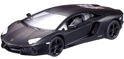 Cartronic RC Fahrzeug Lamborghini Aventador Coupé ferngesteuertes Auto - Spielzeug-PKW 1:14 Schwarz - Remote Control car für Kinder ab 8 Jahren