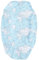 HEMOTON 3 Stück Blatt Spannbetttuch für Babywiege babybettwäsche betthimmel Wiegenlaken spannbettlaken atmungsaktiv Wiegenbett Matratzenbezug Spannbettuch gestrickter Polyesterstoff