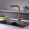 IMEX - Grifo de Cocina Extraible | Grifo Monomando Fregadero | Griferia de Cocina con Mangera Flexible 360º | Serie Malta | Color Oro Rosa Cepillado
