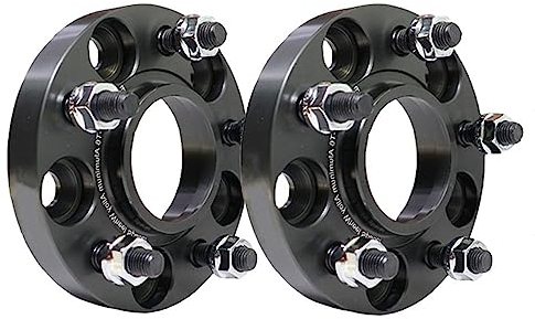 Auto Spurverbreiterungen 2PCS 5 Loch Für Tesla Für Model 3, Für Model Y Spurverbreiterungen Verbreiterung Kit 5X 114,3 Hubcentric 64,1mm M14x 1,5 7075 WheelSpacers(Größe:2pcs 25mm)