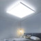 OTREN Plafonnier LED Carré, 6500K Moderne Luminaire Intérieur, IP44 Lampe Plafond pour Salle de Bain Salon Chambre Cuisine Bureau, 30CM 2400LM