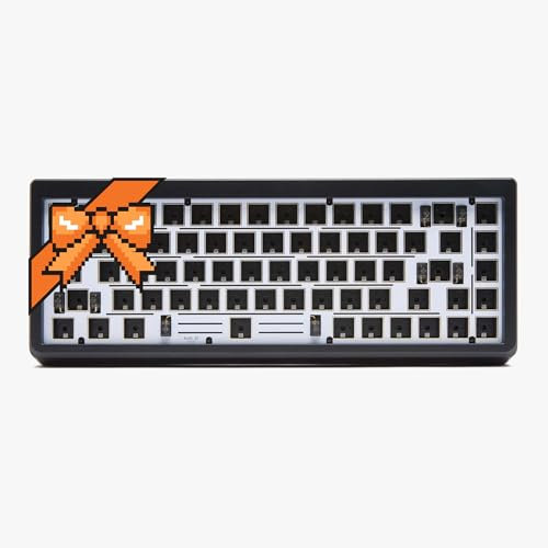 Higround Summit 2.0-65% Barebone Kit de clavier de jeu mécanique filaire, boîtier en aluminium CNC complet, éclairage RVB orienté au sud, design monté sur joint, triple amortissement, remplaçable à