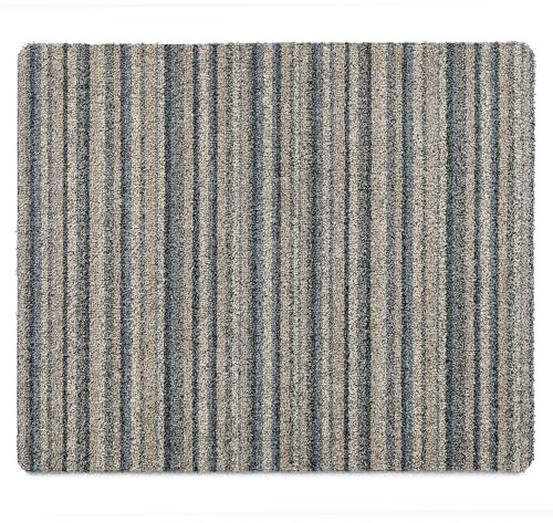 My Mat Cotton Ribbon Grey Door Mat, 80x95cm