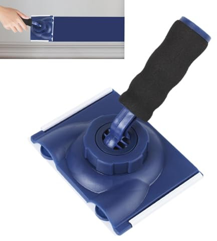 Farbkantenwerkzeug für Wände, Farbkantenwerkzeug - Farbpad-Kantenschneider mit drehbarem Griff | Praktischer Kantenschutz für hohe Decken, Kantenschneider für hohe Decken, Ecken- und Zierarbeiten