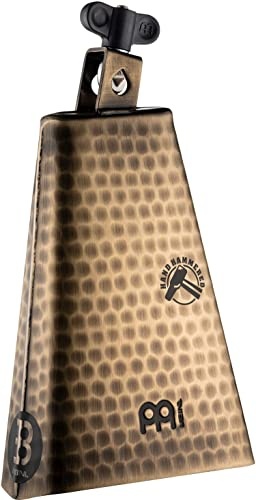 Meinl Percussion Hammered Timbales Cowbell - Sehr großes Aufschlagidiophon - Länge 8 Zoll - Montierbar - Big Mouth - Messing, Gold (STB80BHH-G)