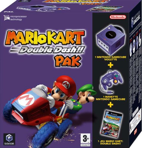 Pack Console Nintendo Gamecube Violet + Mario Kart Double Dash - Edition Limitée
