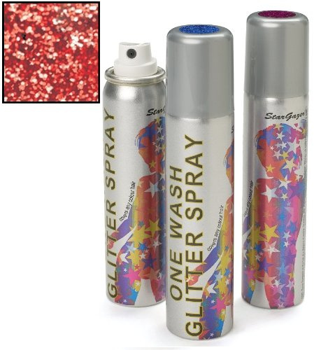 RED Glitter Hair Spray - Stargazer 75ml
