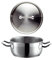 Mäser 926085 Professional I Bratentopf mit Deckel, Ø 16cm, Edelstahl 18/10, silber