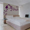 Great Tattoos Wandaufkleber Wandtattoo Wandsticker Wanddekos Wallsticker Herzen Blumen KT047 (Lisa)