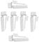 Zanussi Fridge Freezer Door Plastic Mounting Slide Bracket Fixing Kit (Pack of 6)