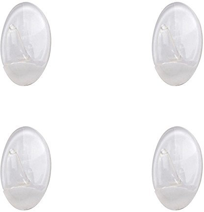 Colgador Oryx Transparente Pequeño (Blister 4 Unidades) Adhesivo