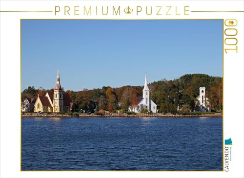 CALVENDO Puzzle Mahone Bay, Nova Scotia | 1000 Teile Lege-Größe 64 x 48 cm Foto-Puzzle für glückliche Stunden