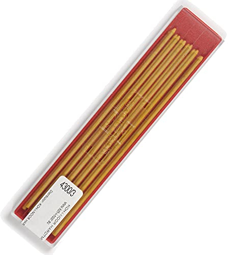 Koh-I-Noor Mines de Couleur pour porte-mine mécanique 2mm Diamtre 120mm - Jaune