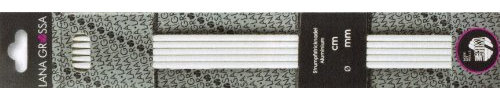 Lana Grossa Strumpfstricknadel Aluminium | leicht & stabil | Basisvariante in bewährter Qualität | ideal für Socken, Ärmel & mehr - 15/4,0