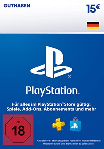 15€ PlayStation Store Guthaben | PSN Deutsches Konto [Code per Email]