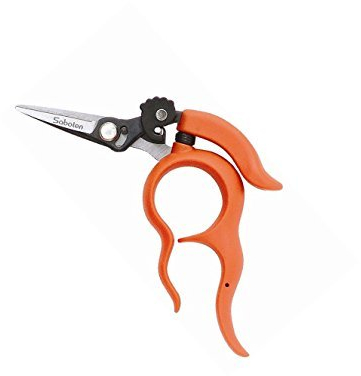 Multifunktionale Schere freihändig für den Garten, Bonsai, Frucht und Gemüse Ernte, 12 cm - Saboten Made in Japan
