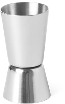 HENDI Jigger double 25/35ml, BarUp, mesure de bar, doseur à cocktail, barman, bar, boissons, cocktails, ø40x(H)73mm, acier inoxydable