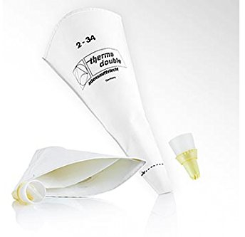 KEIN LIEFERANT Spritzbeutel, mit 2 Kammern, NR.2, 34cm, inkl. Doppel-Tülle, 1 St