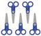 Betzold - Papierschere, 5er Set - Kinder-Schere Bastelschere Gruppenset Scherenset