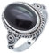 mantraroma Ring Silber 925 Damen Onyx Edelstein schwarz ausgefallen verspielt