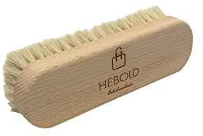 Hebold Schuhmacherei Glanzbürste mit Ziegenhaar Echtholz unbehandelt Made in Germany
