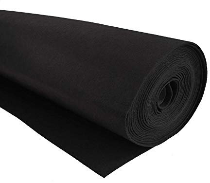 Bastelfilz 1m Meterware Filz 90cm x 1,5mm Dekofilz Taschenfilz Filzstoff 45 Farben, Farbe:schiefergrau