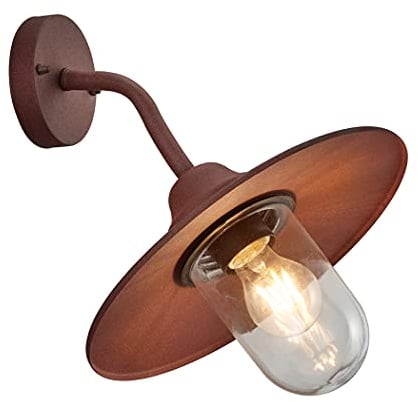 Trio Leuchten Brenta Lámpara de Pared Exterior, marrón