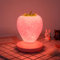 EONANT Kinder Erdbeer Nachtlicht, süße Silikon Erdbeer Touch Farbwechsel Lampe, Kinder LED Nachttischlampe, drei Modi Touch, Kinderzimmer, Büro, Urlaub Dekoration und Geschenke (Rosa)