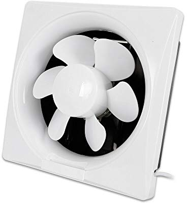 Fetcoi Wandventilator Lüfter Abluft - Badlüfter Ventilator Leise Ø 200/340mm Rohrventilator Abluftventilator Badezimmerlüfter Einbaulüfter für Badezimmer, Küche, Keller (8 Zoll)