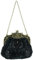 Ro Rox Margeret Retro Stickerei Abend Abschlussball Party Handtasche - Schwarz