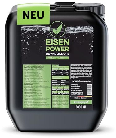 Eisen Power Royal Zero K Dünger, hochkonzentrierter Eisenvolldünger (2 l)