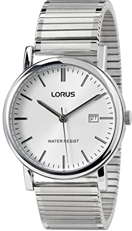 Lorus Damen Analog Quarz Uhr mit Metall Armband RG855CX5