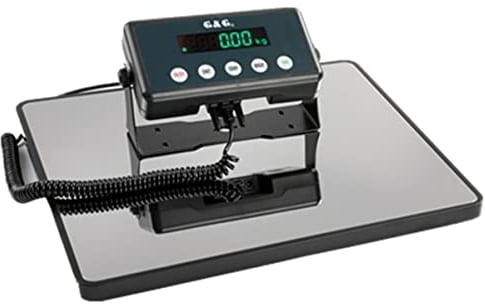G&G PSB-B Paketwaage Plattformwaagen 200kg/10g LED mit Netzteil oder Batteriebetrieb