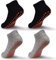 ELUTONG Rutschfeste Trampolinsocken für Kinder, 4 Paar Stoppersocken Baumwolle Sockens Atmungsaktiv und Weich für Jungen Mädchen EU 29-33（schwarz*2+grau*2）