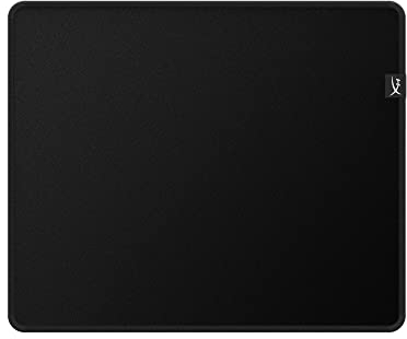 HyperX Pulsefire Mat – Alfombrilla de ratón para jugadores –Medio –Superficie de tela precisa –Costuras niveladas que no se deshilachan –Base de goma antideslizante