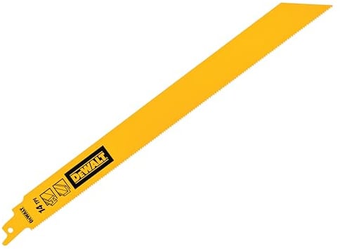 Bi-Metall-Säbelklinge, 2,5 cm, Hochmetall, 304 mm x 14 TPI (5 Stück)