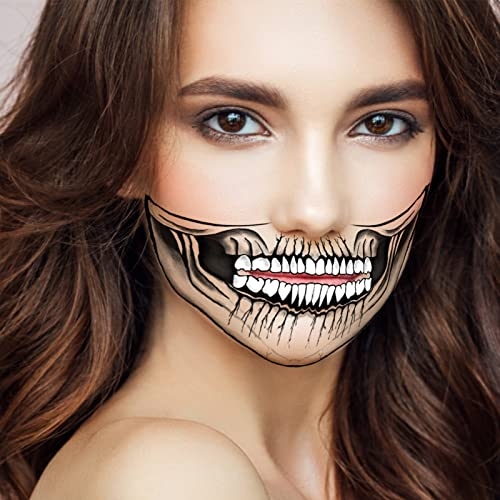 Halloween Tattoos Aufkleber 4stk, Kmporäre Set, Kostüm Makeup,Temporäre