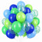 51 Stück Blau Grün Luftballons Hell Grün Blau Vintage Klein Blau Frucht Grün Konfetti Ballons Für Junge Mädchen Babydusche Taufe Geburtstag Hochzeit Party Waldtiere Dekoration