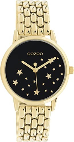 Oozoo Timepieces Damen Uhr - Armbanduhr Damen mit 16mm breites Metallarmband | Hochwertige Uhr für Frauen - Edle Analog Herrenuhr in rund