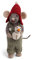Weihnachtsanhänger Baumschmuck Maus mit Latzhose und Schneemann