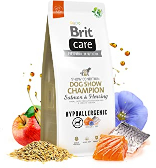 BRIT Care Hypoallergenic Adult Dog Show Champion Salmon & Herring - dry dog food - 12 kg