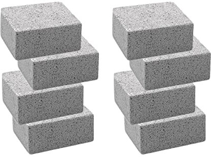 Motorhop 8 Piezas Parrilla Plancha Limpieza Ladrillo Bloque,Bloque de Piedra Pómez para la Limpieza del Baño de la Cocina