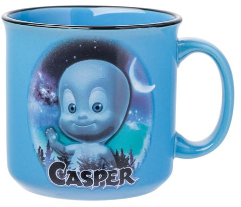Silver Buffalo Casper the Friendly Ghost Ceramic Camper Mug, 20 Ounces