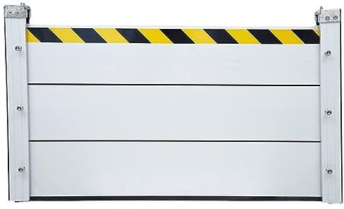 AAMNA Flood protection barrier water, 90/100/120/130/140/150cm outdoor garage doors flood protection barrier, basement window flood protection barrier removal, permanent, 90 x 60cm
