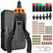 AMTOVL Nietmutternzange Set 12'' 305mm Nietzange M3 M4 M5 M6 M8 M10 Nietpistolen Set mit 125 TLG. Muttern