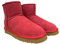 OOG Damen Lederboots mit Teddyfell Echt-Leder warm gefüttert Schnee Boots Winter Boots (58541Pink, EU Schuhgrößensystem, Erwachsene, Damen, Numerisch, M, 37)