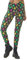 sissycos Leggings für Damen,Karneval kostüm Damen, 3D Druck Bunte Leggings Yoga Fitness Hosen Damen Drucken Sporthose, Leggings für Party（Klassische Lilien,L